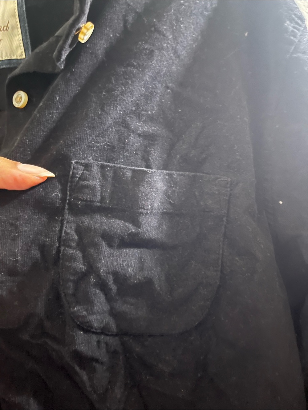 Jachs Black Button-Front Jean-Style Jacket - Picture 3 of 6